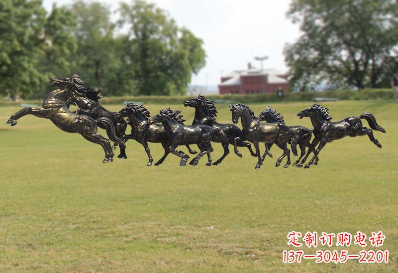 杭州马群铜雕经典珍藏