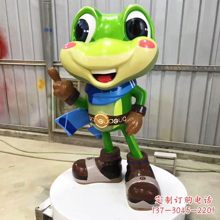 杭州玻璃钢青蛙雕塑——为商场儿童游乐场增添点缀