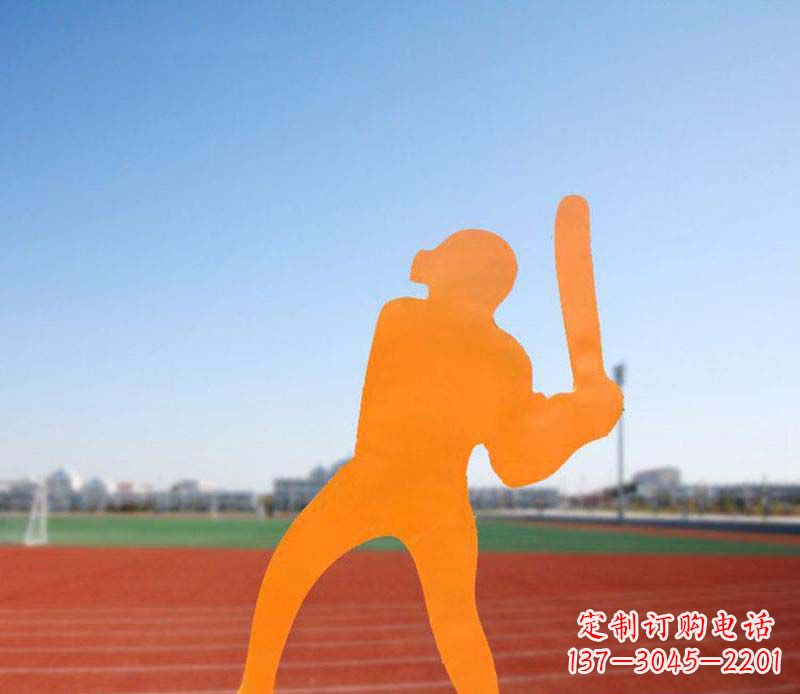 杭州不锈钢棒球雕塑精美的艺术品