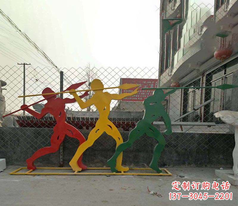 杭州不锈钢标枪雕塑