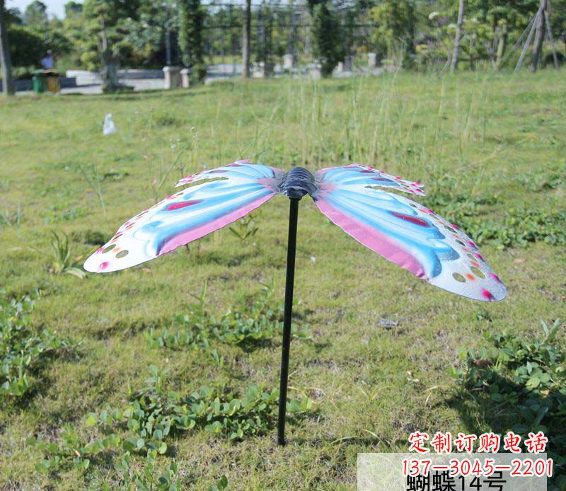 杭州不锈钢彩色蝴蝶雕塑1