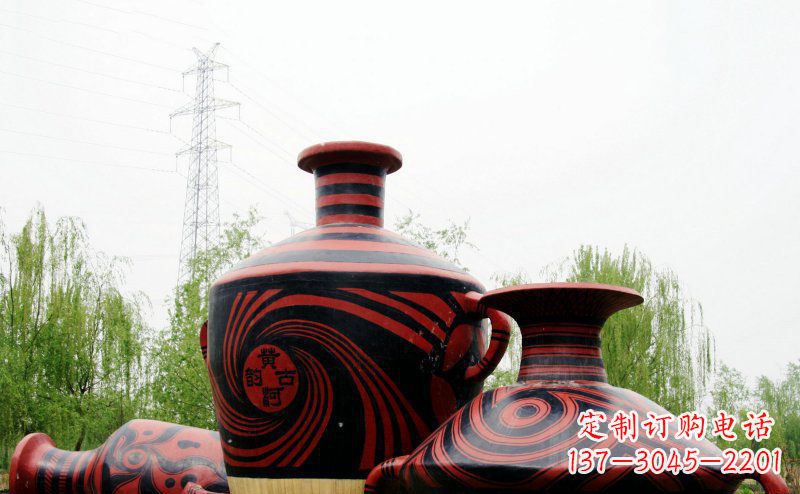 杭州不锈钢彩色花盆雕塑让空间更加精致