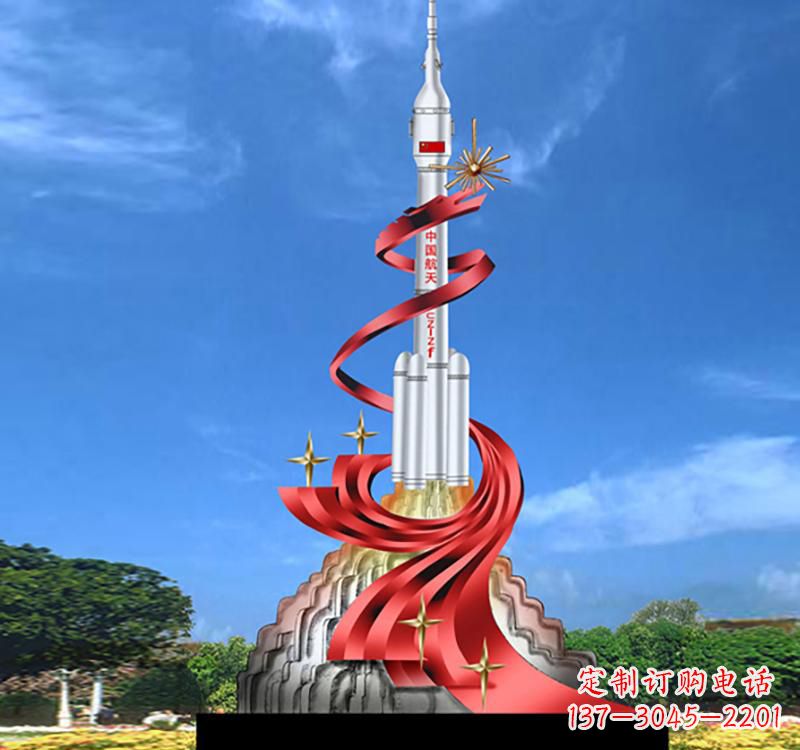 杭州嫦娥飞天——不锈钢嫦娥雕塑