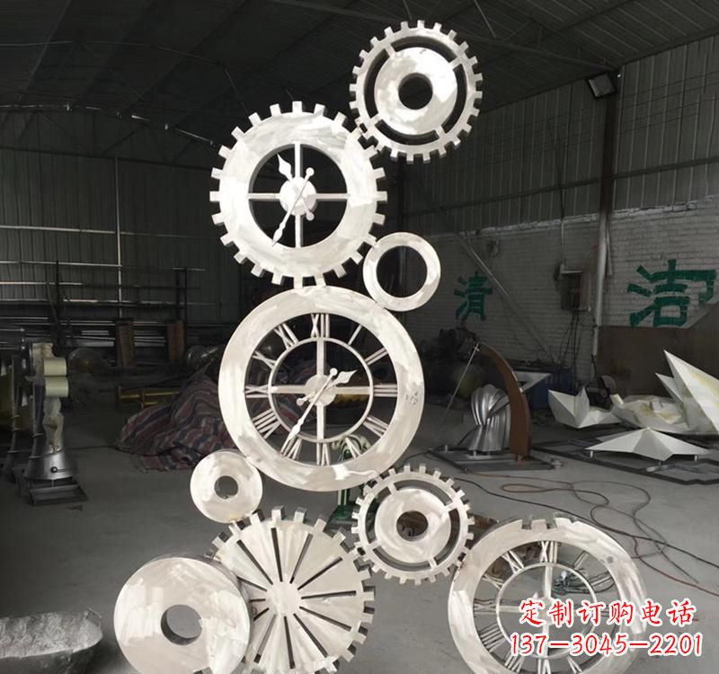 杭州不锈钢齿轮景观雕塑