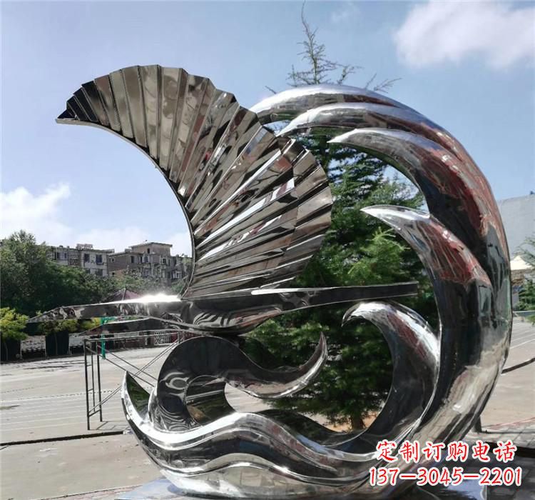 杭州不锈钢翅膀艺术雕塑