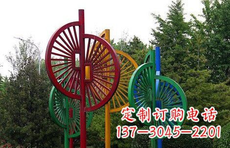 杭州不锈钢风车雕塑——动态美的艺术结晶
