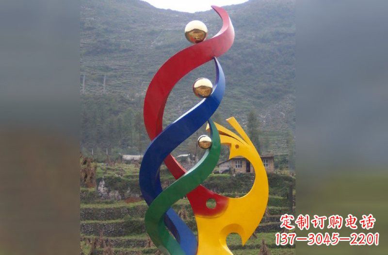 杭州不锈钢凤凰雕塑象征着精致的美
