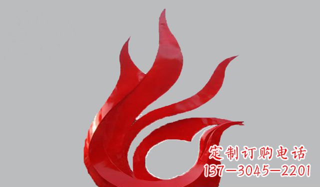 杭州不锈钢凤凰雕塑——传承古代文化之美