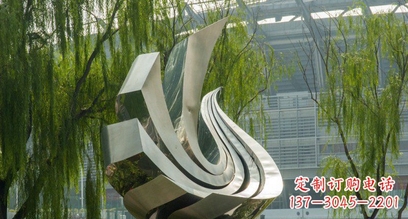 杭州不锈钢凤凰雕塑美丽的象征