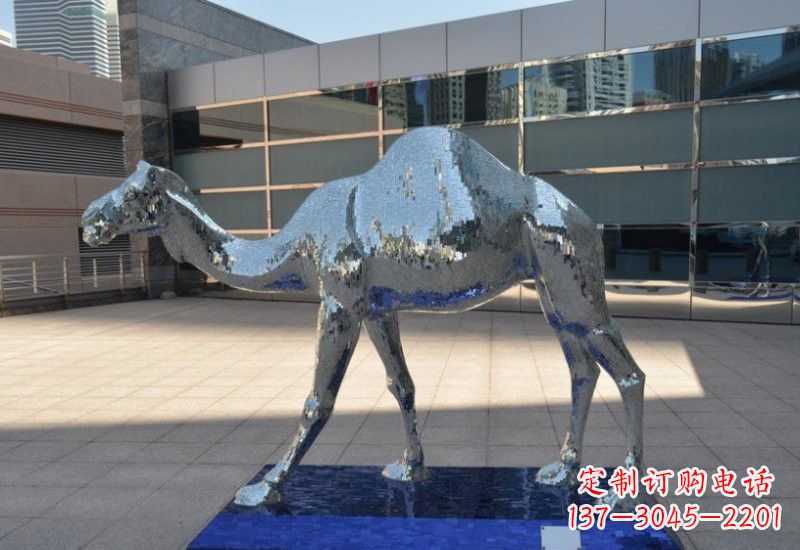 杭州不锈钢骆驼雕塑
