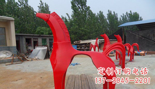 杭州不锈钢马雕塑精致而经久