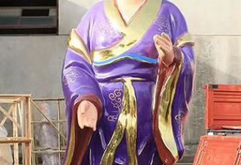 杭州玻璃钢宗教庙宇彩绘八仙神像