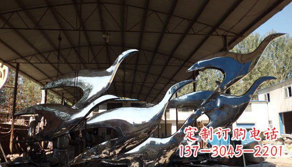 杭州不锈钢大雁雕塑给环境带来生机