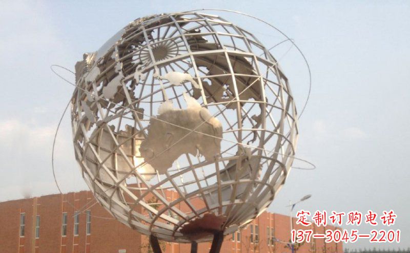 杭州不锈钢地球雕塑——一件集美丽与坚固于一身的艺术品
