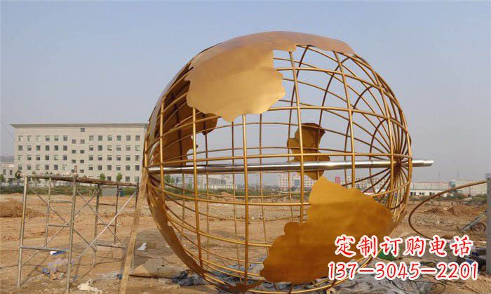 杭州美丽的地球雕塑