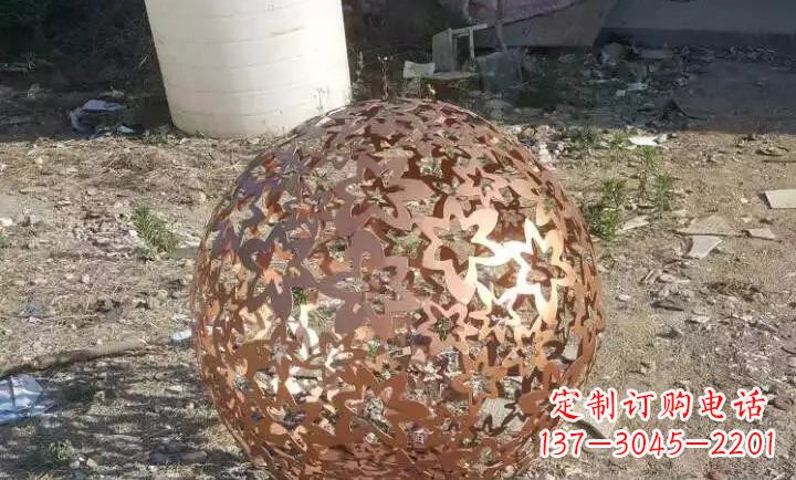 杭州不锈钢地球仪雕塑精美的艺术装饰