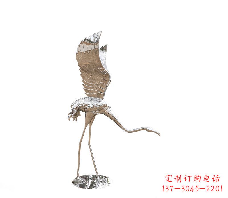 杭州不锈钢火烈鸟雕塑灿烂耀眼的艺术之作