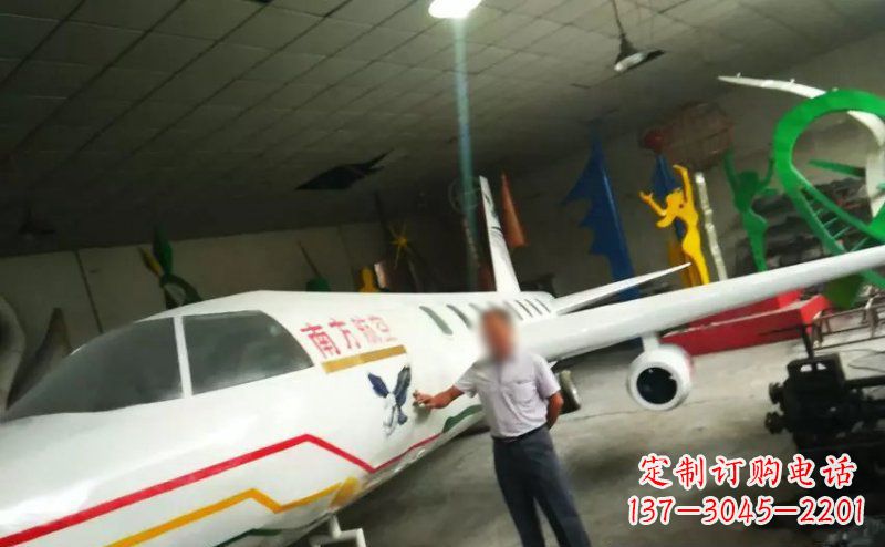 杭州不锈钢飞机雕塑精美的艺术作品