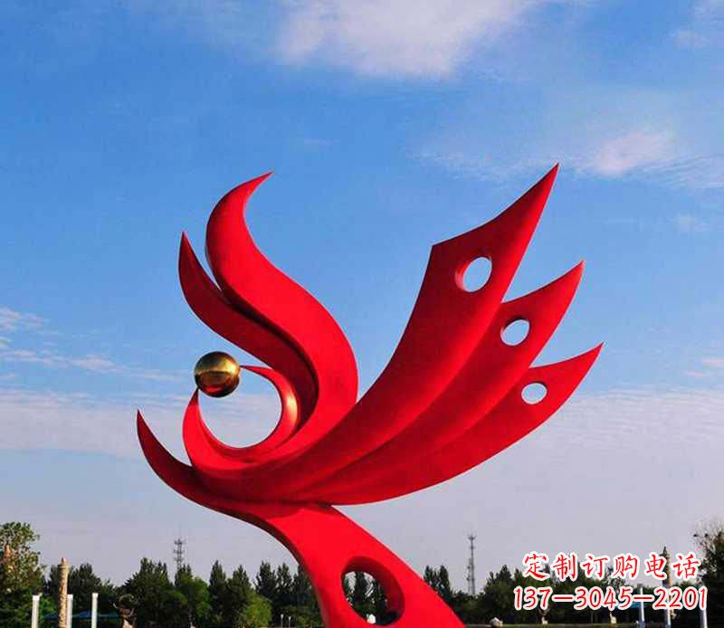 杭州不锈钢凤凰灵动传神