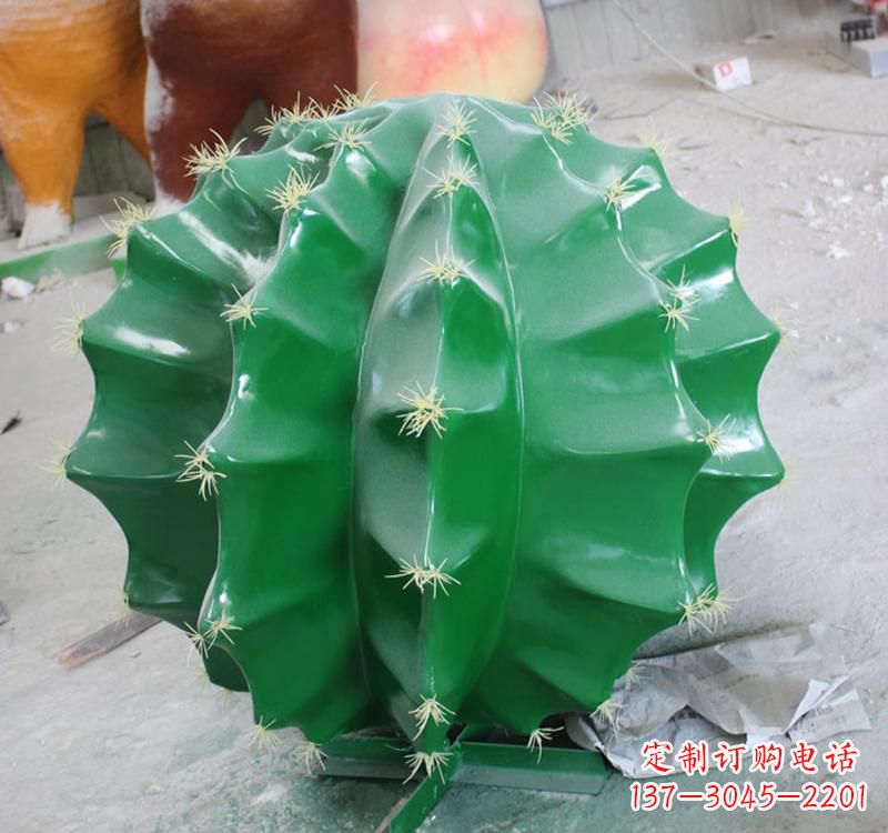 杭州不锈钢仙人掌雕塑给公园景观增添灵动之美