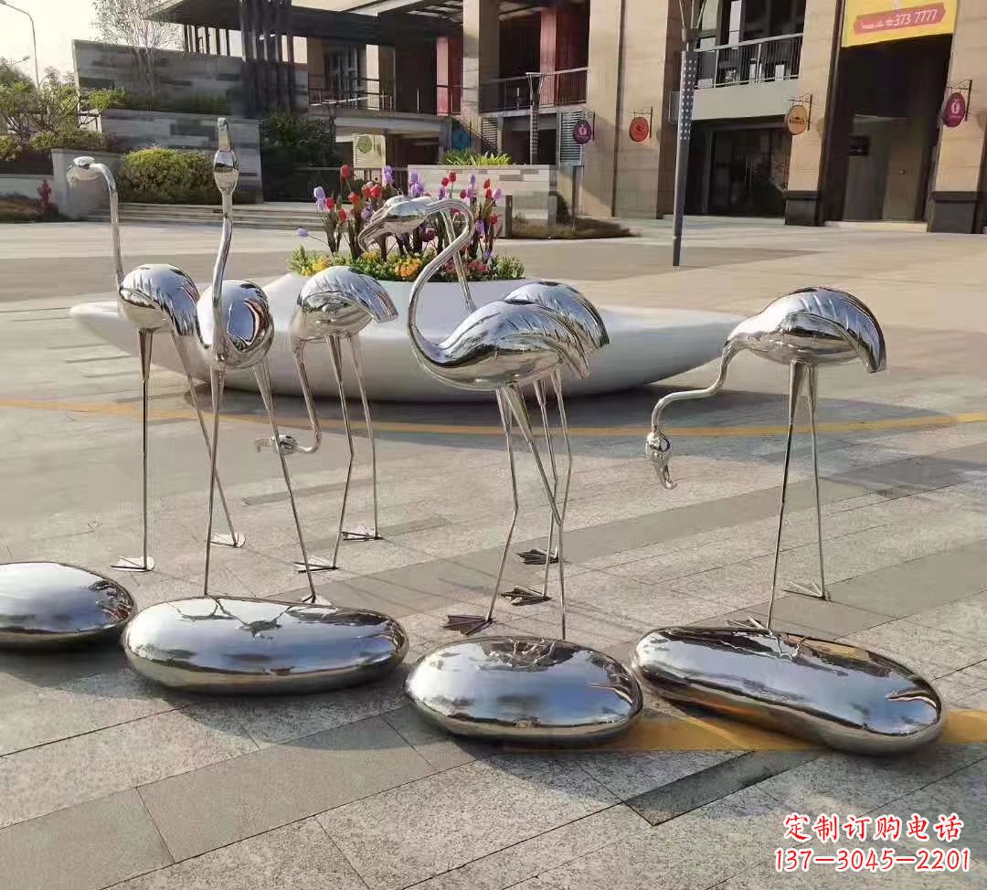 杭州鹅卵石雕塑不锈钢公园的美丽礼物