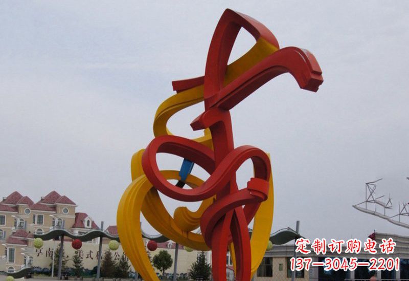 杭州不锈钢音符雕塑美妙的视觉音乐