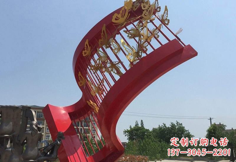 杭州不锈钢蝴蝶灵动的艺术雕塑