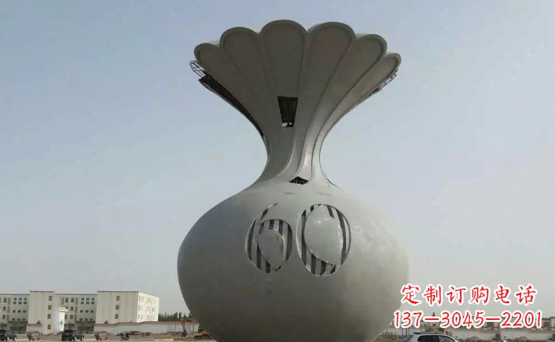 杭州不锈钢花篮雕塑精美绝伦