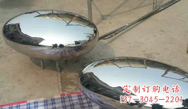 杭州不锈钢鸡蛋雕塑精美的艺术作品