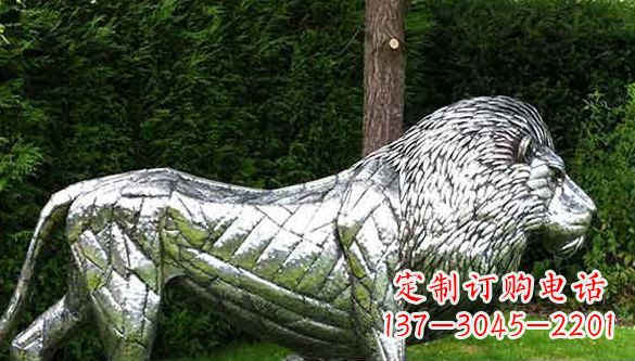 杭州不锈钢狮子雕塑拥有经典古典风格