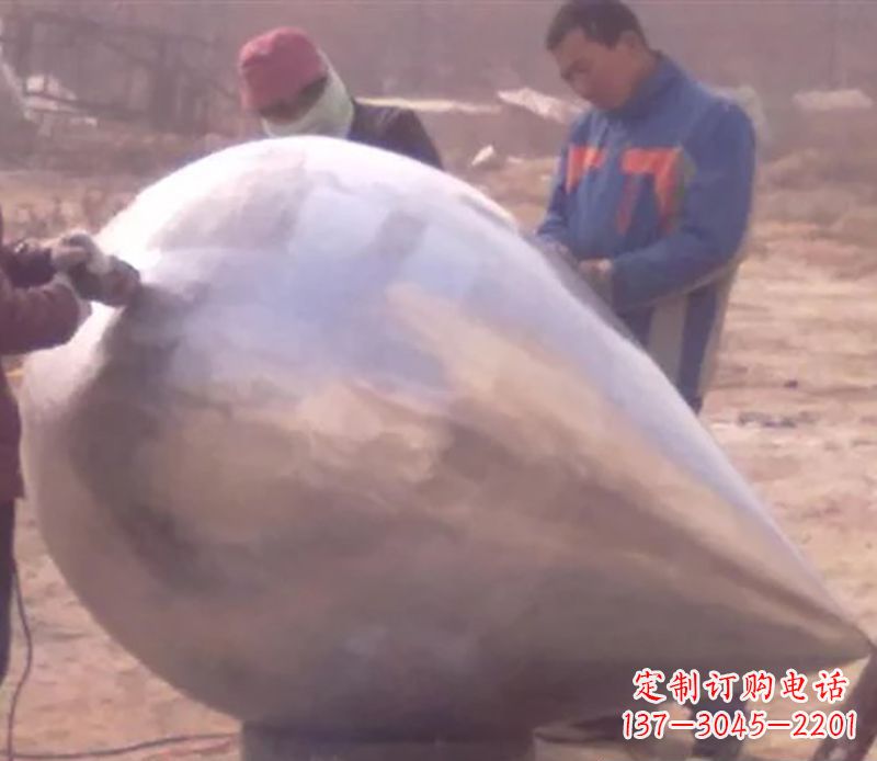 杭州不锈钢水滴广场雕塑
