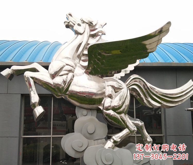 杭州不锈钢踏云飞马——给城市带来动感与灵气