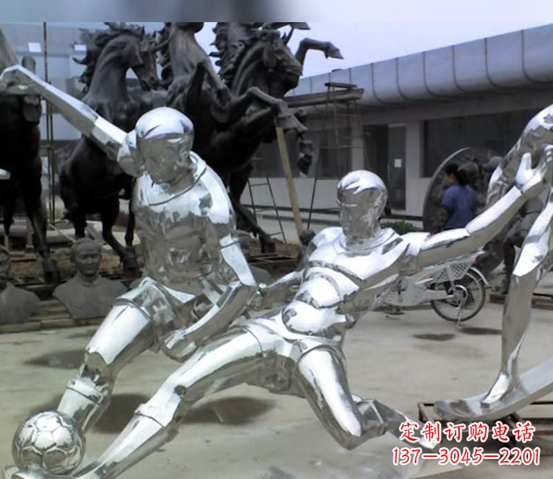 杭州足球运动雕塑
