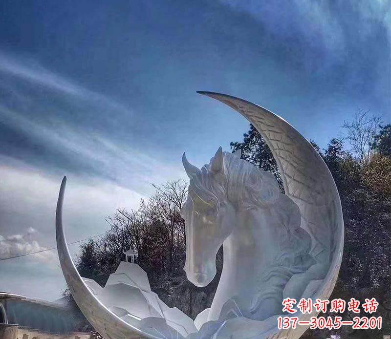 杭州不锈钢月亮雕塑一种独特的艺术品