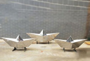 杭州不锈钢元宝雕塑精致的艺术品