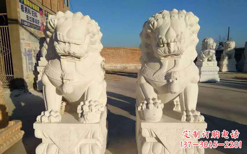 杭州狮子雕塑象征力量与智慧