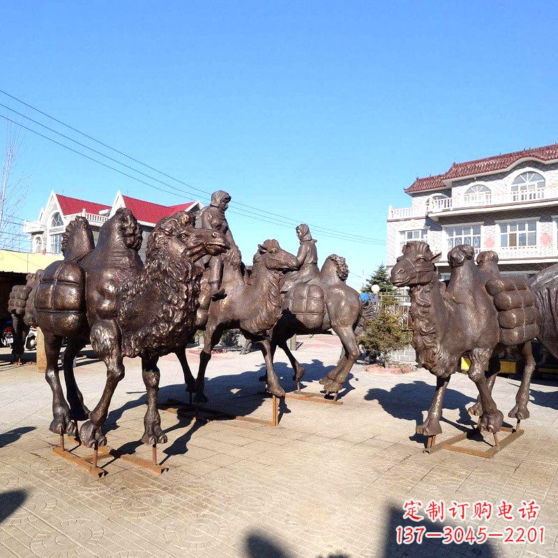 杭州茶马古道骆驼队