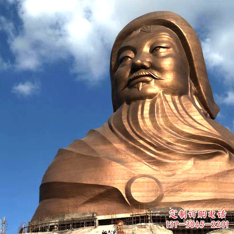 杭州成吉思汗的传奇——大型头像雕塑