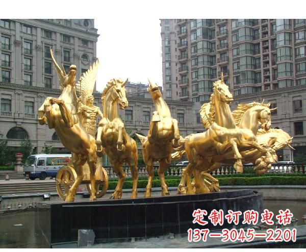 杭州阿波罗的象征——青铜雕塑
