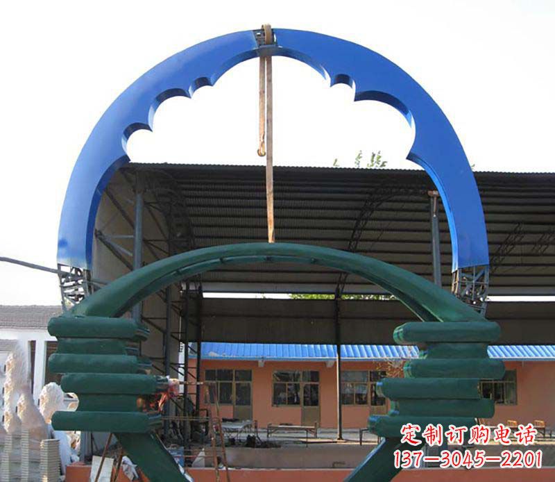 杭州精致的不锈钢圆环雕塑