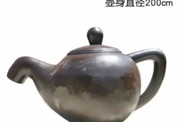 杭州青铜茶壶雕塑——彰显传统文化的艺术精髓