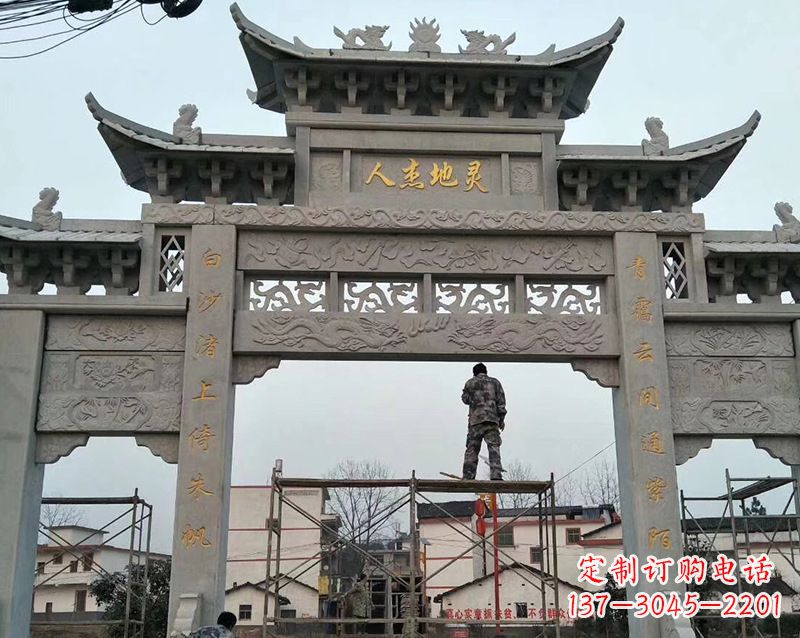 杭州牌坊雕塑