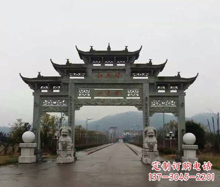 杭州牌坊石雕传承民间文化