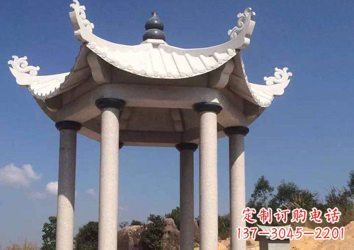 杭州大理石凉亭雕塑——传承古代工艺之精粹