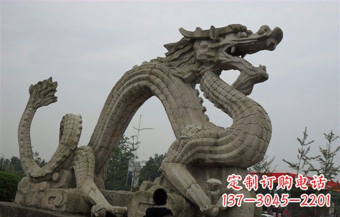 杭州大理石龙雕塑 (2)