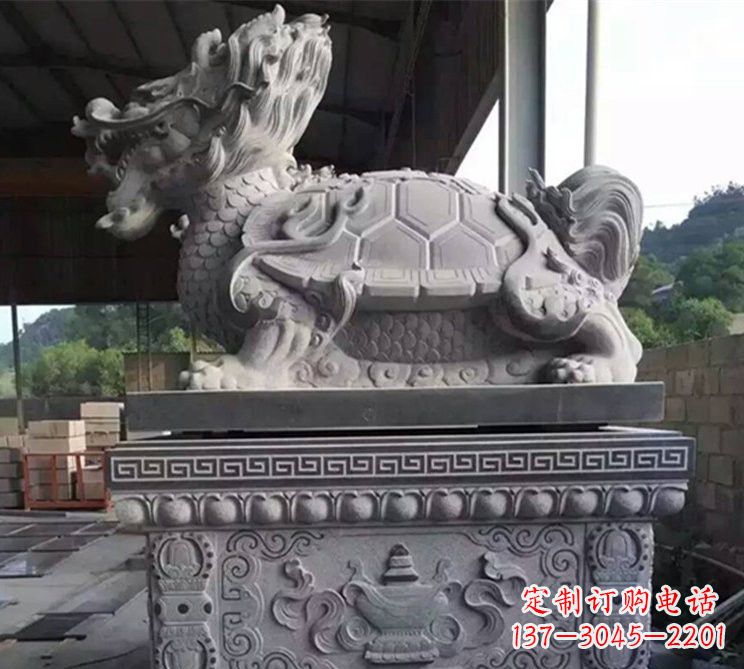 杭州大理石龙龟石雕