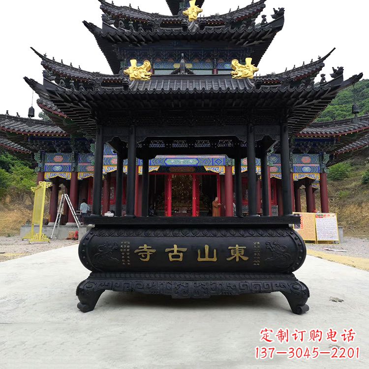 杭州大型寺庙香炉雕塑