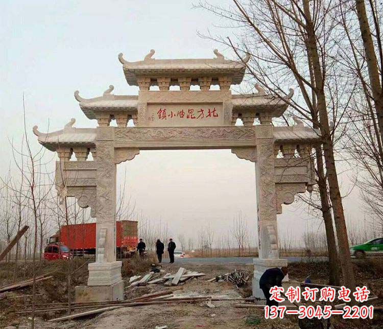 杭州大理石牌坊石雕