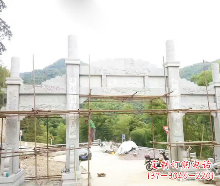 杭州专业牌坊雕塑定制