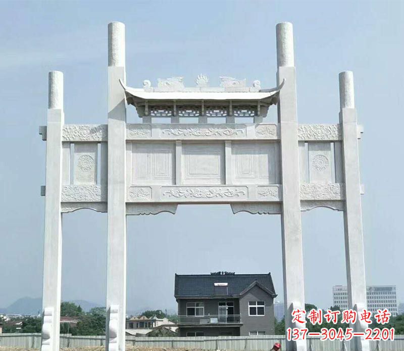 杭州精美牌坊雕塑